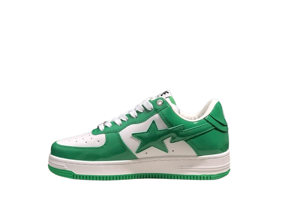 Tênis Bape Sta Branco e Verde