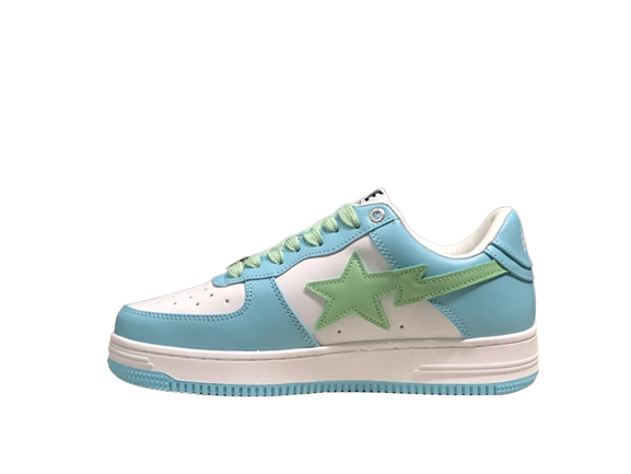 Tênis Bape Sta Azul e Verde