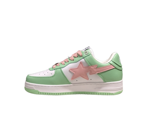 Tênis Bape Sta Rosa e Verde