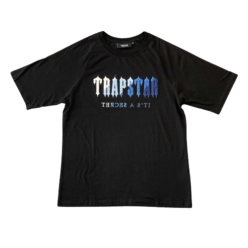 Conjunto Shorts e Camiseta Trapstar Preto e Azul