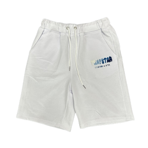 Conjunto Shorts TrapStar Branco e Azul