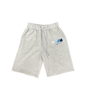 Conjunto Shorts TrapStar Cinza e Azul