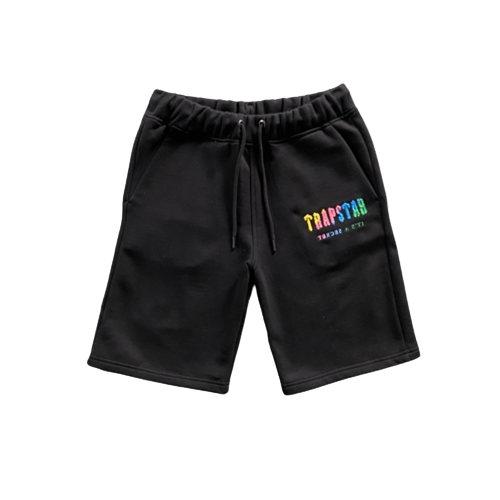 Conjunto Shorts TrapStar Preto Colorido