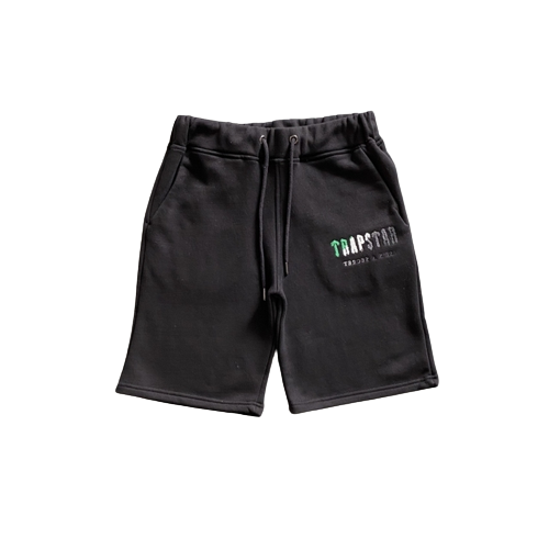 Conjunto Shorts TrapStar Preto e Verde