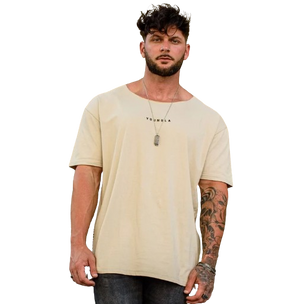 Camiseta Youngla Oversized Bege