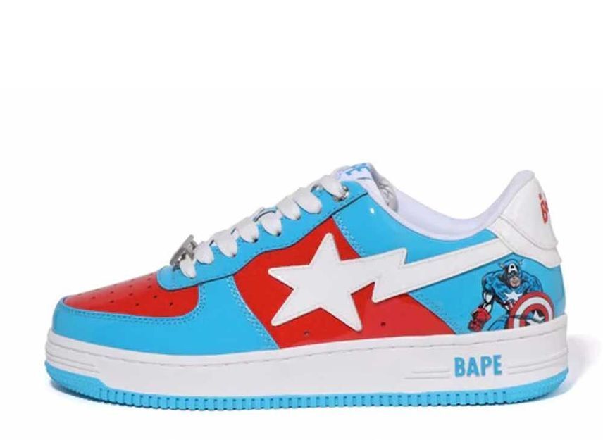 Tênis Bape Sta x Marvel Comics