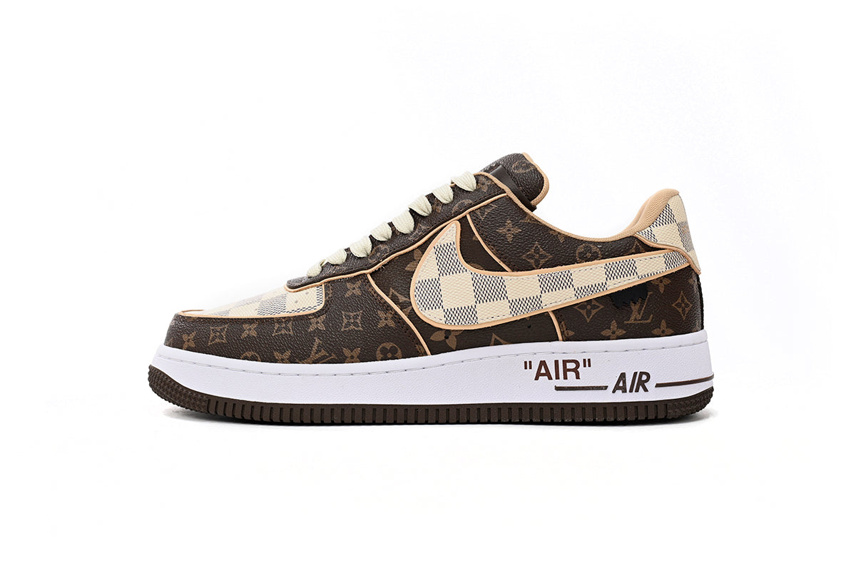 Louis Vuitton X Nike Air Force1 LOW Brown