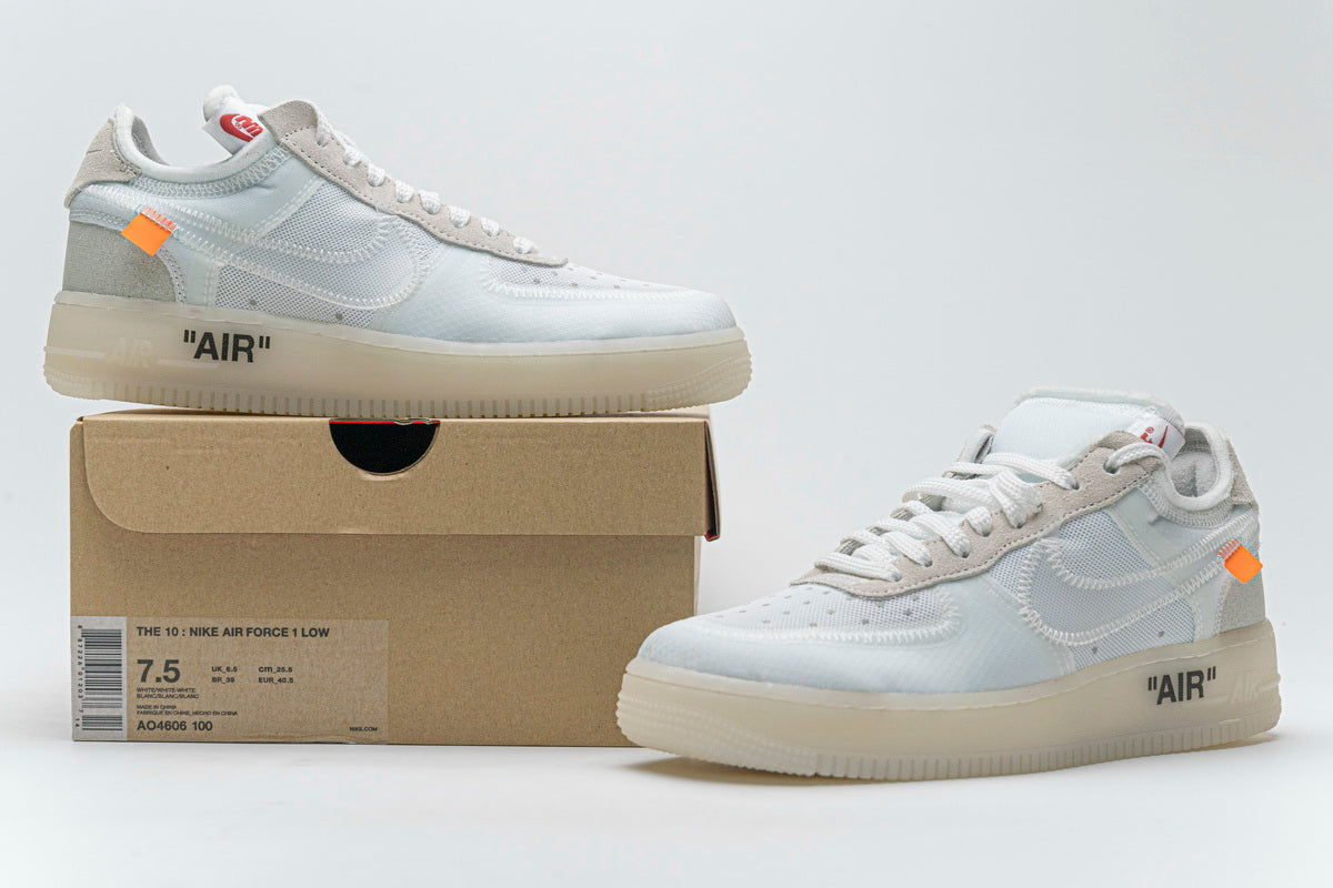 Off White X Air Force 1 Low White