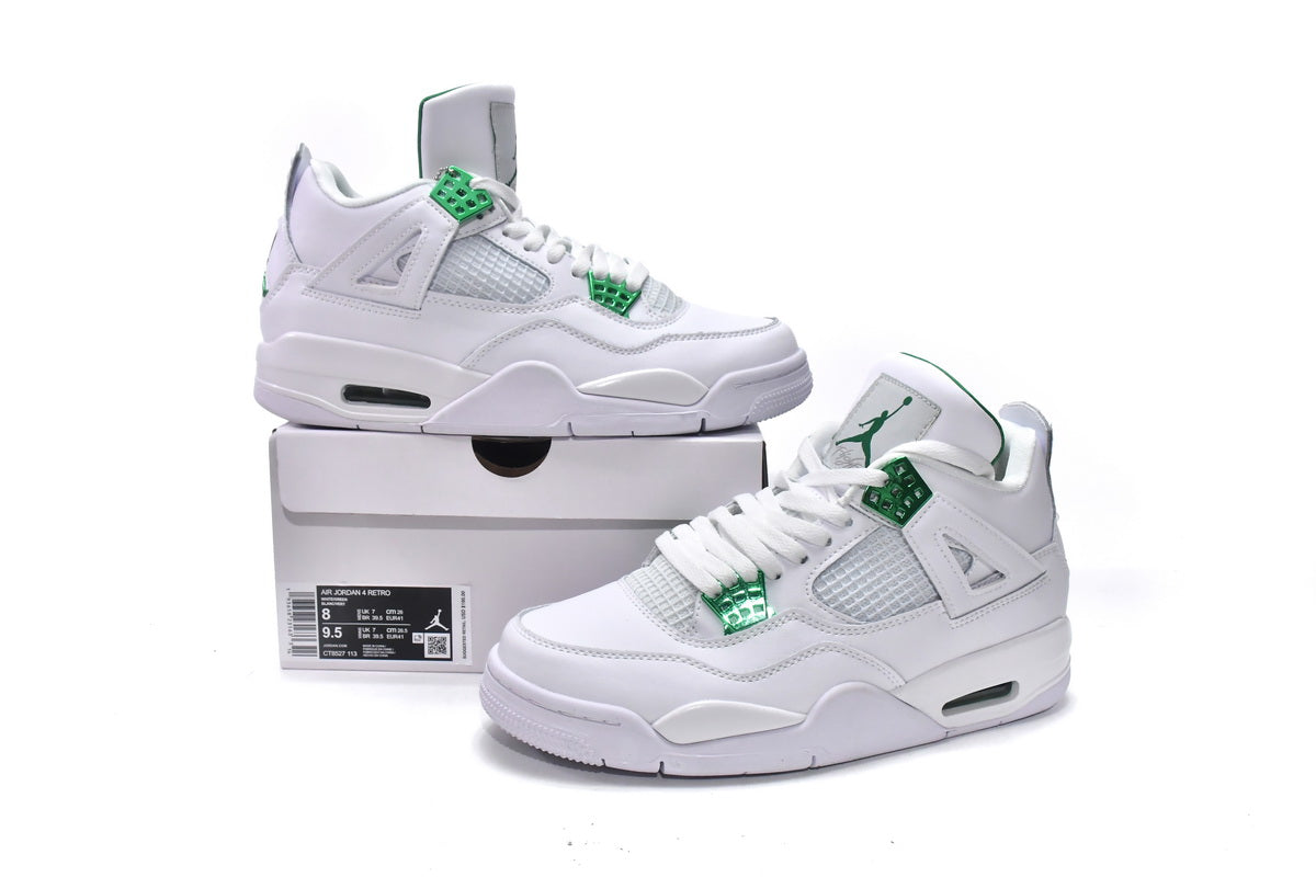 Air Jordan 4 Retro Metallic Green