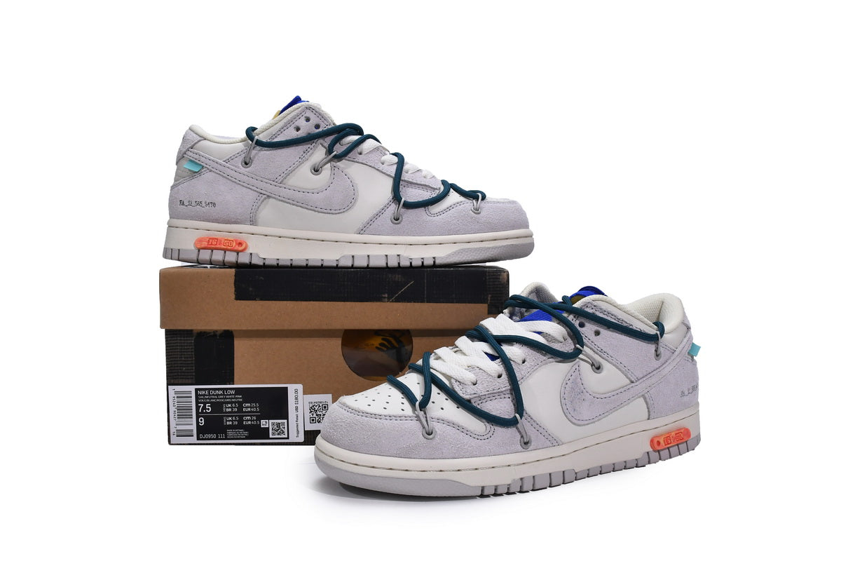 Off White X Nike Dunk SB LOW Azul escuro