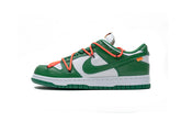 Off White X Nike Dunk SB LOW Pine Green