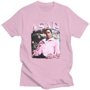 Camiseta Asap Rocky Rosa