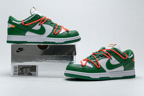 Off White X Nike Dunk SB LOW Pine Green