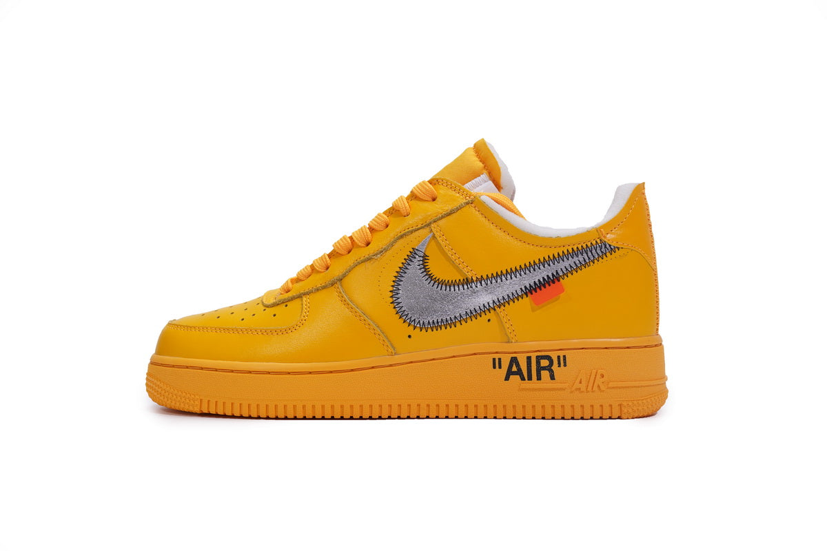 Off-White X Nike Air Force 1 LOW University Gold