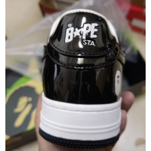 Tênis Bape Sta Branco e Preto