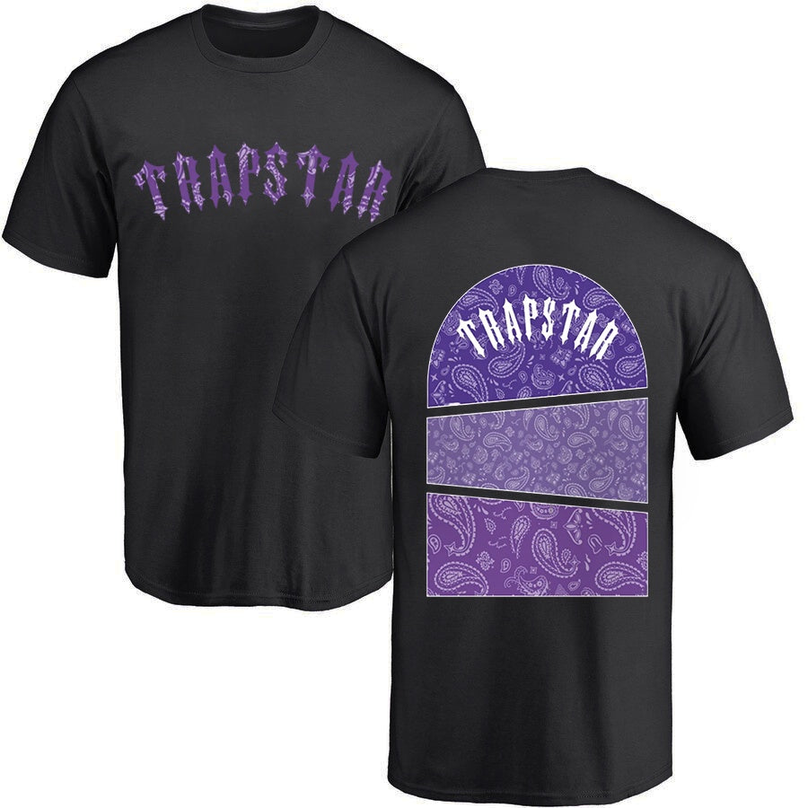 Camiseta TrapStar Preta e Roxa