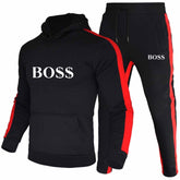 Cojunto Hugo Boss Preto e Vermelho