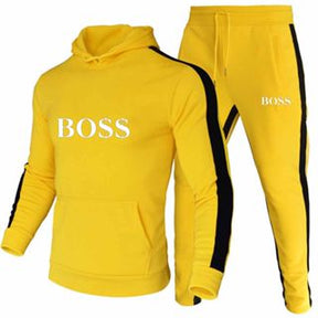 Cojunto Hugo Boss Amarelo e Preto